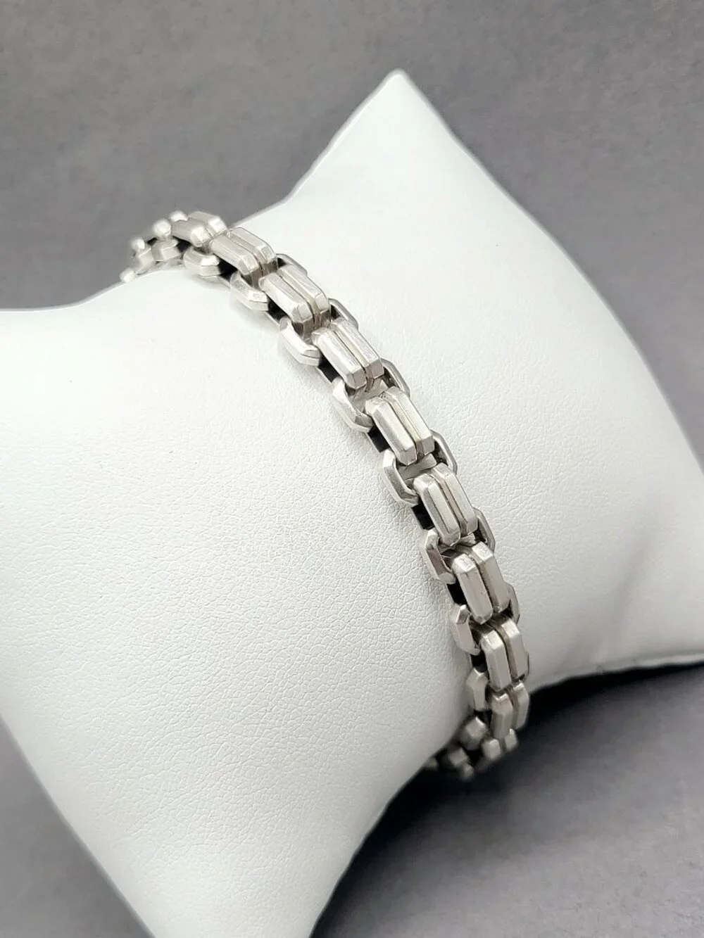 David Yurman Streamline Double Link Bracelet in Sterling Silver - 8mm - Medium